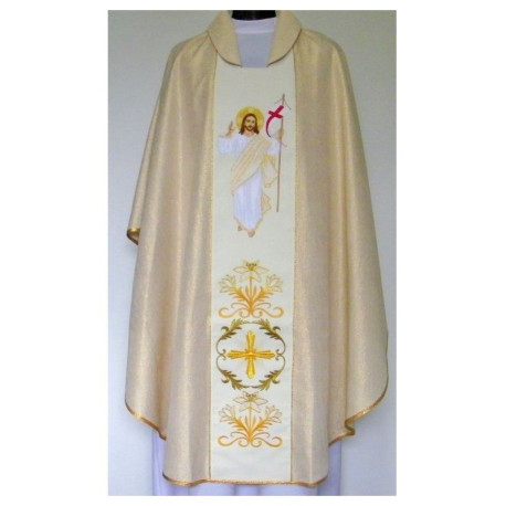 Chasuble brodée - Christ ressuscité (47)