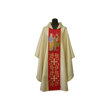 Chasuble brodée - Saint Pierre et Paul
