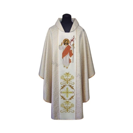 Chasuble brodée - Christ ressuscité (93)