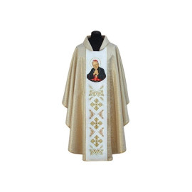Chasuble à l'effigie du cardinal Stefan Wyszynski