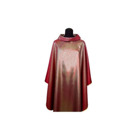 Chasuble rouge unie, brillante (7)