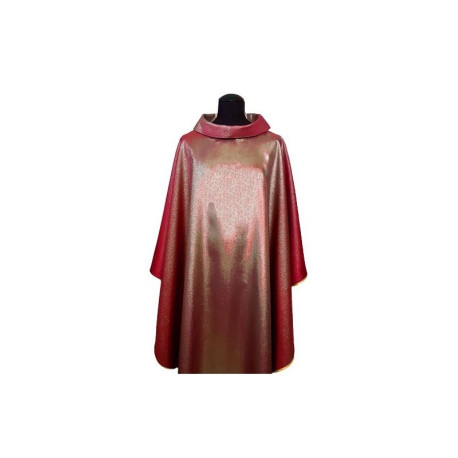 Chasuble rouge unie, brillante (7)