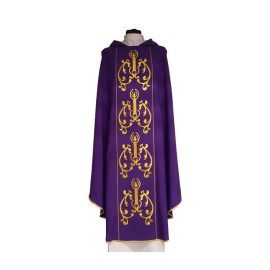 Chasuble de l'Avent brodée (2)