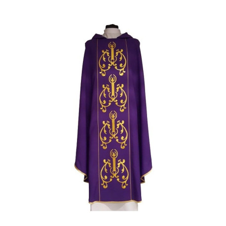 Chasuble de l'Avent brodée (2)