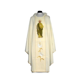 Chasuble brodée à l'effigie de saint Joseph (5)