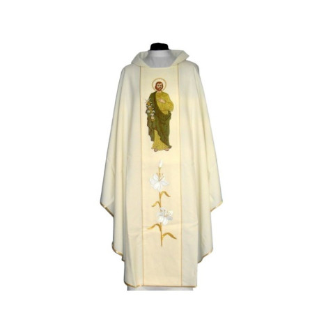 Chasuble brodée à l'effigie de saint Joseph (5)
