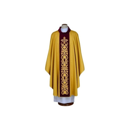 Chasuble brodée en or - croix, ornement (19)