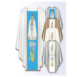 Chasuble mariale Notre-Dame de Fatima