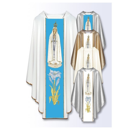 Chasuble mariale Notre-Dame de Fatima