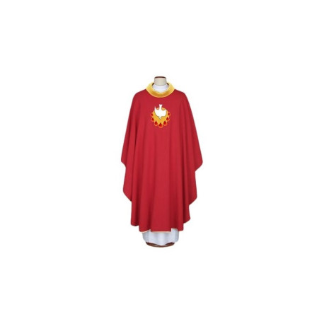 Chasuble brodée symbolisant le Saint-Esprit (73)