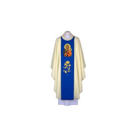 Chasuble mariale avec l'image de Notre-Dame de Czestochowa (130)