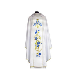 Chasuble mariale avec ceinture brodée (65)