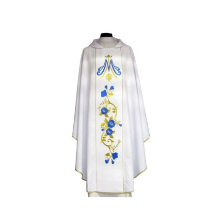 Chasuble mariale avec ceinture brodée (65)