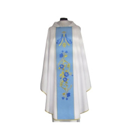 Chasuble mariale avec ceinture brodée (66)