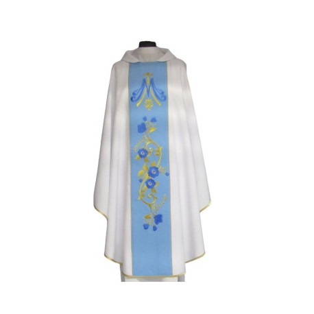 Chasuble mariale avec ceinture brodée (66)