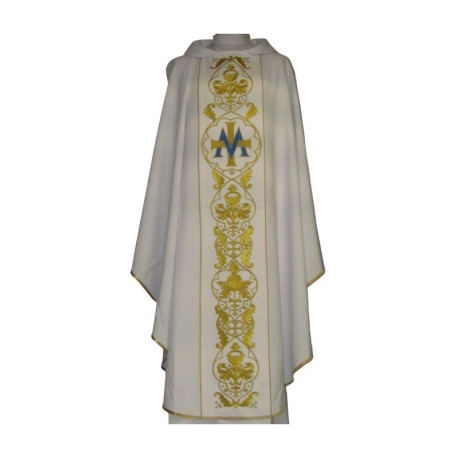 Chasuble mariale avec ceinture brodée (68)