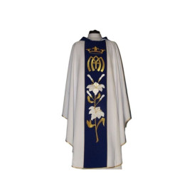 Chasuble mariale avec ceinture brodée (69)