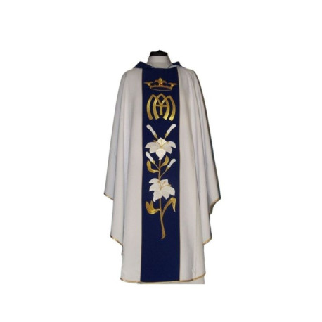 Chasuble mariale avec ceinture brodée (69)