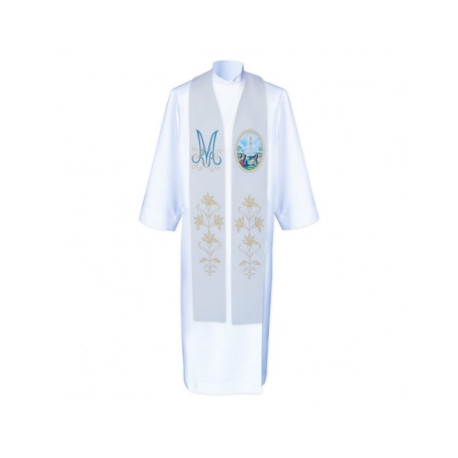 Étole sacerdotale Notre-Dame de Fatima (1)