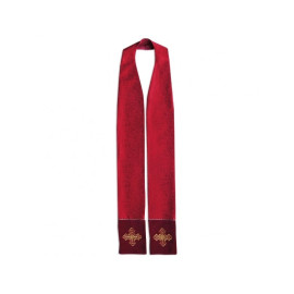 Étole du prêtre - tissu jacquard