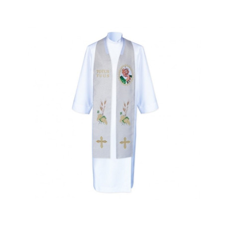 Étole de prêtre - Jean-Paul II