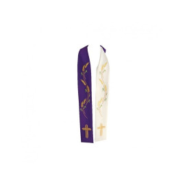 Étole de prêtre double face - oreilles, croix (1)