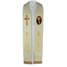 Étole brodée du cardinal Stefan Wyszynski (1)