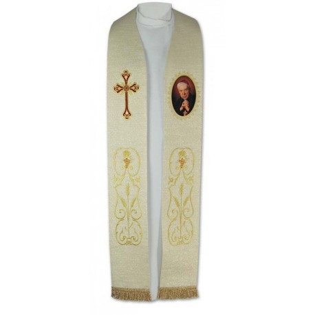 Étole brodée du cardinal Stefan Wyszynski (1)