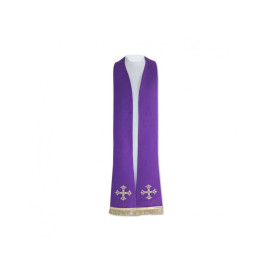 Étole de prêtre romain, violette (05)