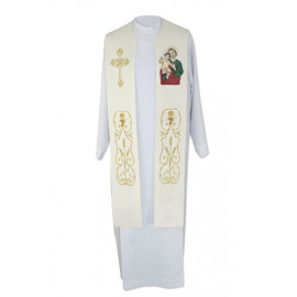 Étole brodée à l'effigie de saint Joseph (3)
