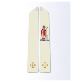 L'étole avec l'image de Saint Stanislas - évêque et martyr