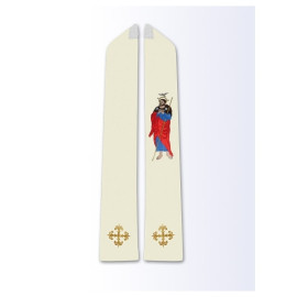 Étole à l'effigie de saint Jacques l'Apôtre