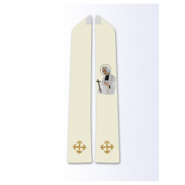 Étole à l'effigie de Saint Jean Marie Vianney