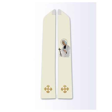 Étole à l'effigie de Saint Jean Marie Vianney