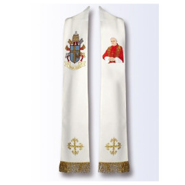 Étole à l'effigie de Saint Jean-Paul II (B)