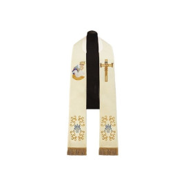 Étole à l'effigie de Notre-Dame de La Salette