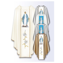 Chasuble mariale Notre-Dame Immaculée