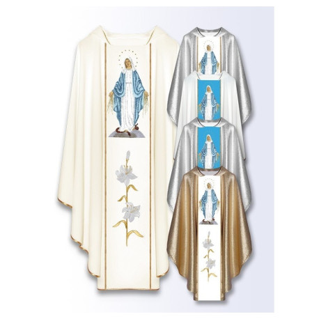 Chasuble mariale Notre-Dame Immaculée