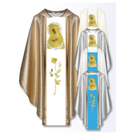 Chasuble mariale de Notre-Dame de la Porte de l'Aube