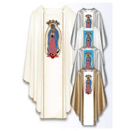 Chasuble mariale de la Dame de Guadalupe