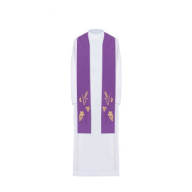 Étole brodée - couleurs liturgiques (3)