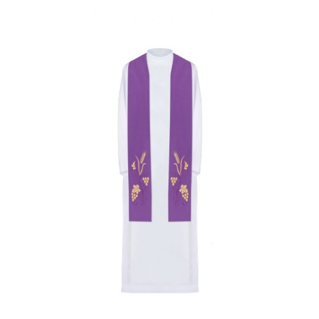 Étole brodée - couleurs liturgiques (3)