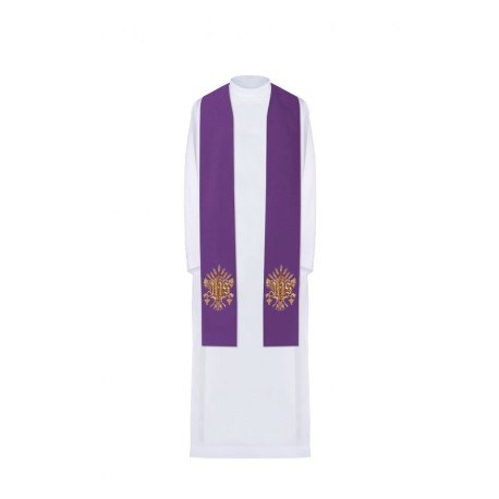 Étole brodée - couleurs liturgiques (26)