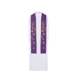 Étole brodée - couleurs liturgiques (27)