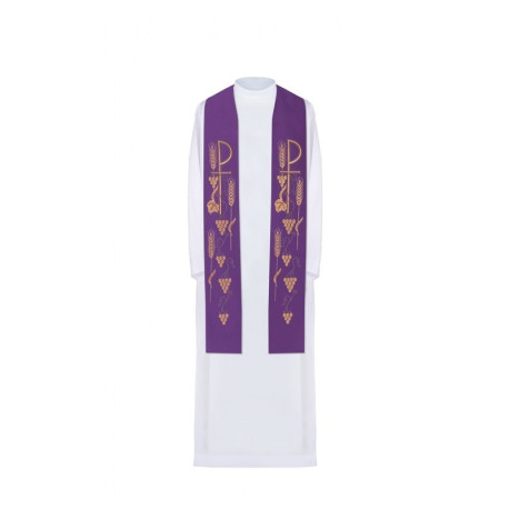 Étole brodée - couleurs liturgiques (27)