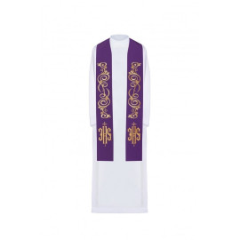 Étole brodée - couleurs liturgiques (31)