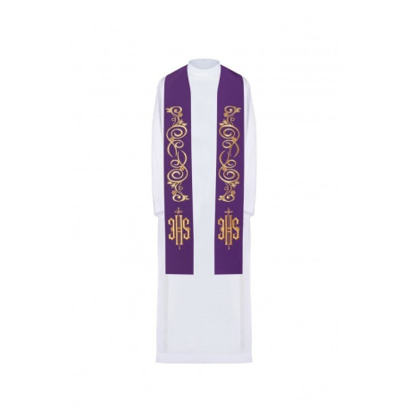 Étole brodée - couleurs liturgiques (31)