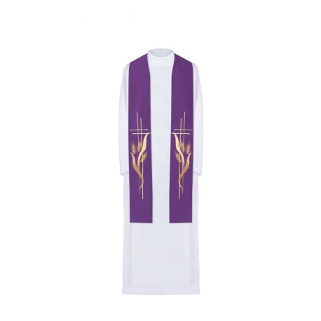 Étole brodée - couleurs liturgiques (83)