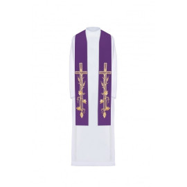 Étole brodée - couleurs liturgiques (72)