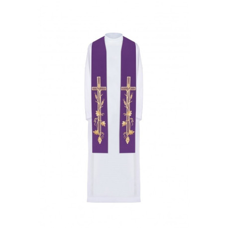 Étole brodée - couleurs liturgiques (72)